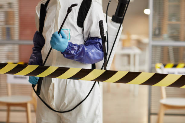 Professional Biohazard Cleanup technician working in Bristol, WI